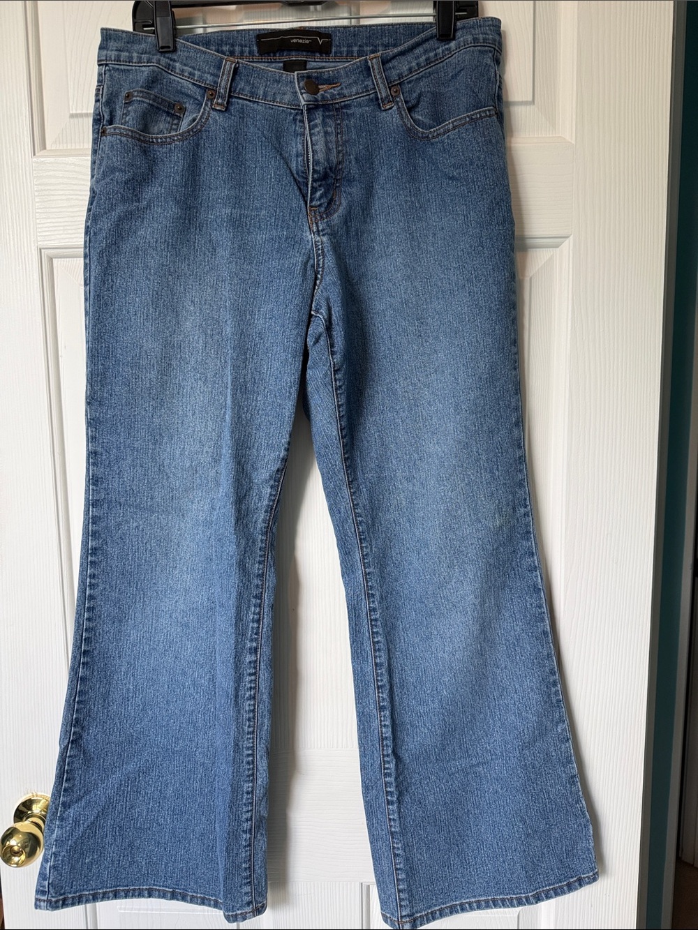Venezia Classic Blue Wide-Leg Jeans